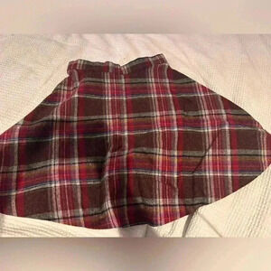 Vintage Peddlers Plaid skirt